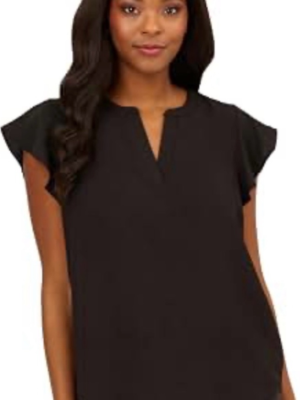New Audrianna Papell M airflow flutter blouse